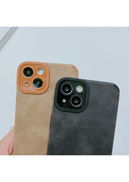 iPhone 13 Tpu+Pu Deri Kabuk Cep Telefon Kılıfı (Yurt Dışından)