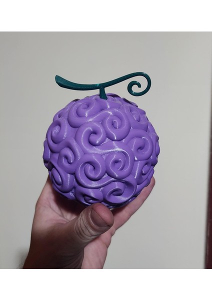 One Piece Gomu Gomu No Mi Devil's Fruit 10 cm - One Piece Luffy Gomu Gomu No Mi Şeytan Meyvesi Figür