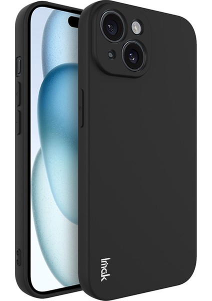 iPhone 15 Plus Düz Kenarlı Esnek Tpu Telefon Kılıfı (Yurt Dışından)