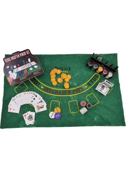 200 Chip Texas Hold'em Poker Set