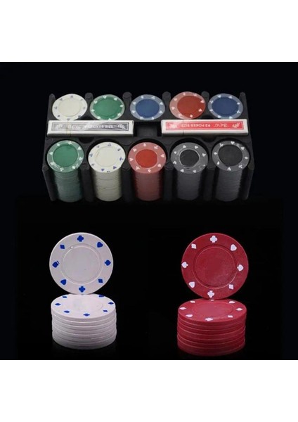 200 Chip Texas Hold'em Poker Set indirimleri