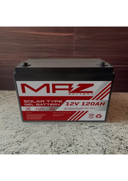 12 Volt 120 Amper Solar Jel Akü 12V 120AH (Yeni Üretim) fiyatları