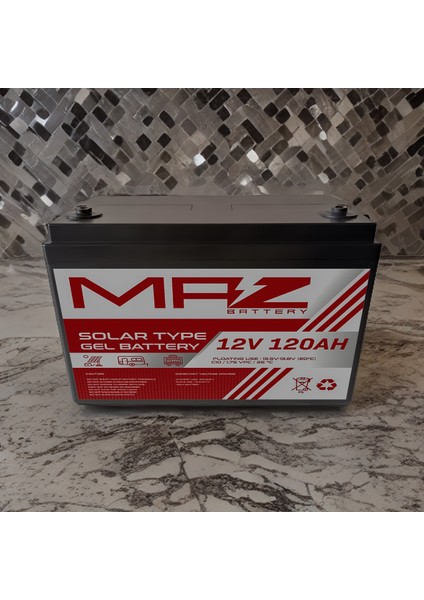 12 Volt 120 Amper Solar Jel Akü 12V 120AH (Yeni Üretim) fırsatları