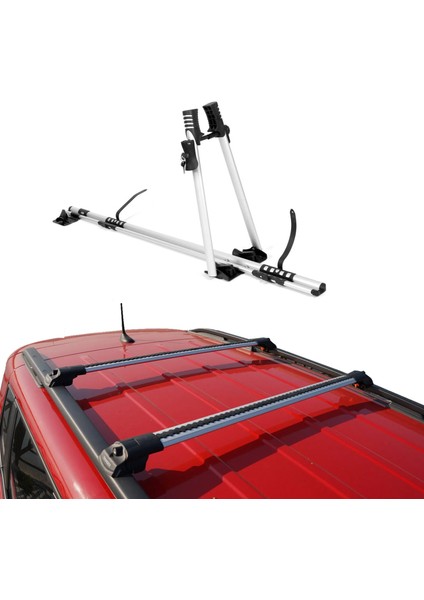 Volkswagen Tiguan R Line 2023 2024 2025 Thunder Carrier Kilitli Ara Atkı Araç Üstü Bisiklet Taşıyıcı
