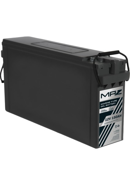12 Volt 150 Amper Marine Jel Akü 12V 150AH (Yeni Üretim)