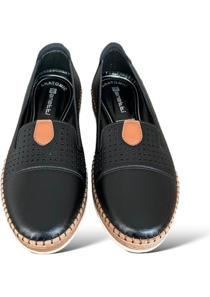 Ortopedik Hafif Taban Babet Ayakkabı SİYAH