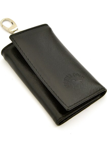 Unisex Siyah Hakiki Kuzu Derisi Soft Doku Kancalı Çoklu Anahtarlık tul165 modelleri