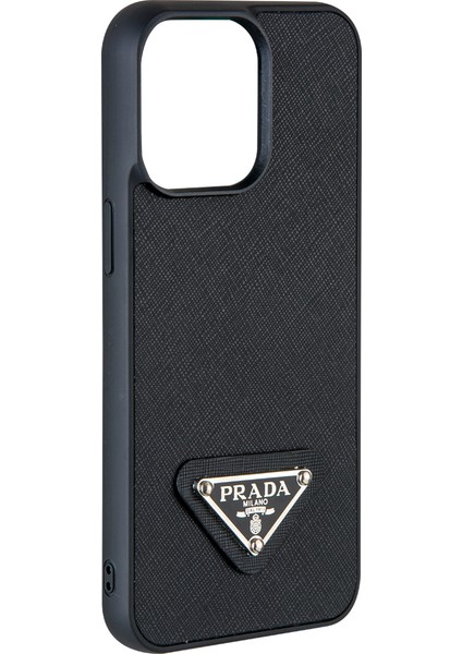 Siyah Deri Telefon Kılıfı - DK180 - Iphone 14 Promax modelleri