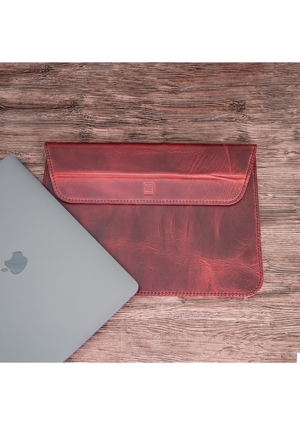 El Yapımı 13 Inç Deri Macbook Kılıfı