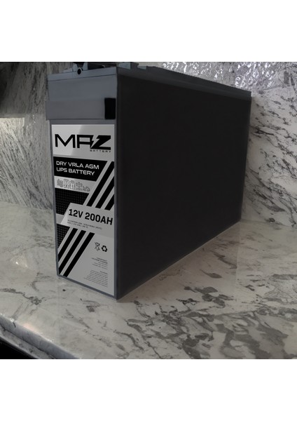 12 Volt 200 Amper (Ah) Kuru Agm Vrla Ups Akü Yeni Üretim fırsatları