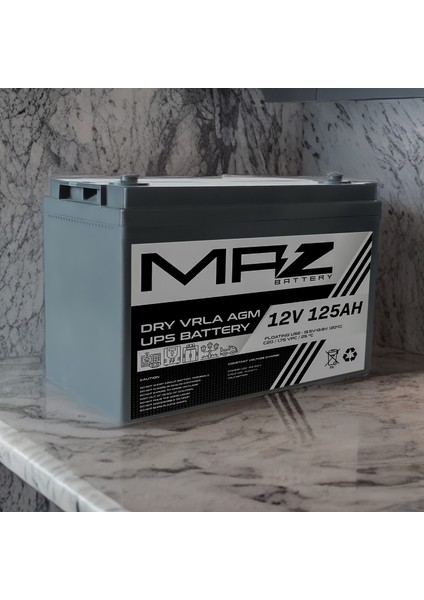 12 Volt 125 Amper (Ah) Kuru Agm Vrla Ups Akü Yeni Üretim fiyatları