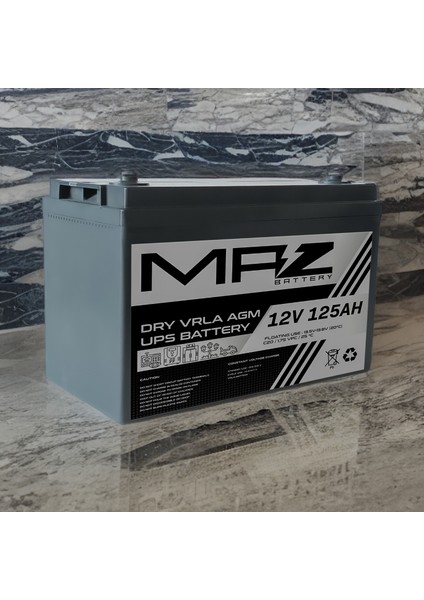 12 Volt 125 Amper (Ah) Kuru Agm Vrla Ups Akü Yeni Üretim fırsatları