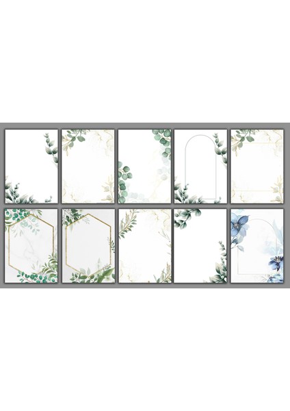 Mektup Kağıdı (A5- 15X21 Cm- 10 Adet)