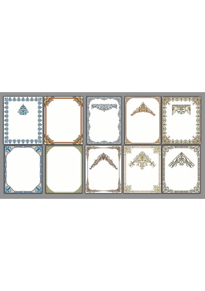 Mektup Kağıdı (A5- 15X21 Cm- 10 Adet)