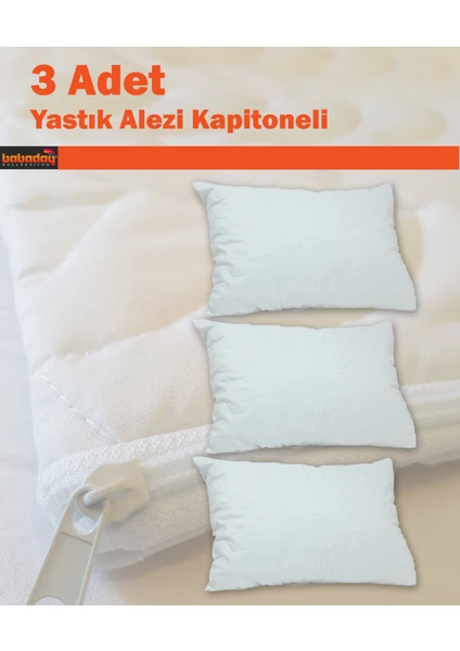 Yastık Alezi 3AD Pamuklu Kapitoneli Günlük