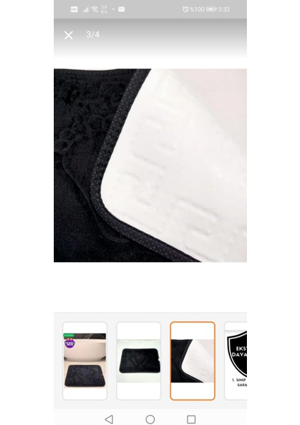 Kaymaz Tabanlı Ayak Izli Banyo Paspası Kırmızı Renk 40 x 60 cm Ebatında Kapı Önü Paspası Lavapaspası