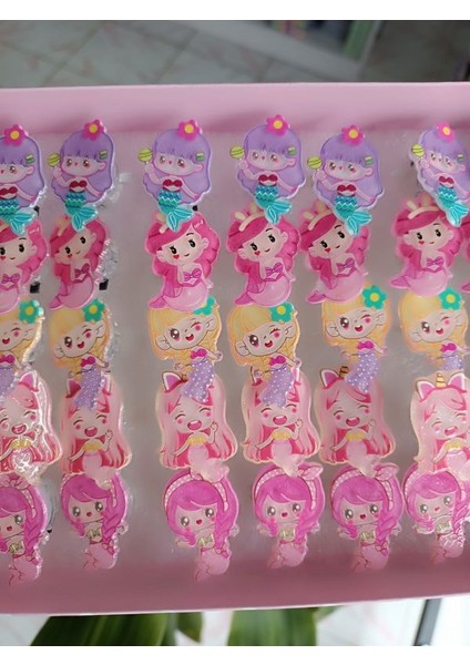 Deniz Kızı Çocuk Ayarlanabilir Işıklı Yüzük