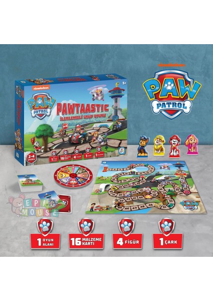 Paw Patrol City Pawtaastic Ilerlemeli Eğitici Kutu Oyunu