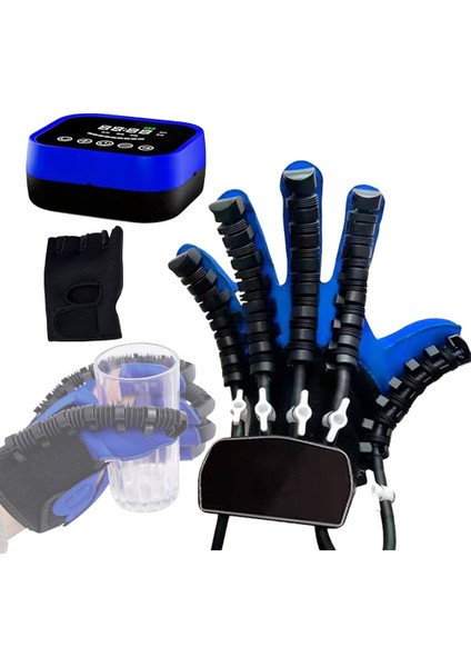 Akıllı Masaj Eldiveni (Sağ El): İnme ve Hemiplegia İçin Etkili Rehabilitasyon ve El Fonksiyonu Robot Eldiveni