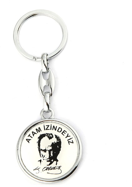 Atam Izindeyiz Yazılı Anahtarlık ''newlifepromosyon'' MDL215 fiyatları