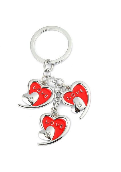 Love Yazılı Taşlı Kalp Tasarımlı Anahtarlık ''newlifepromosyon'' MDL326 fiyatları