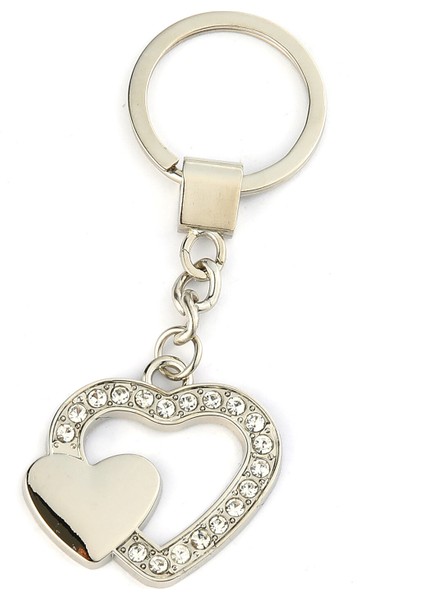 Taşlı Kalp Tasarımlı Anahtarlık ''newlifepromosyon'' MDL411 fiyatları