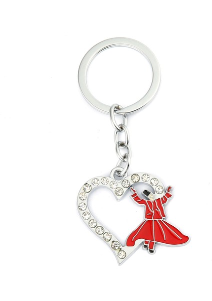 Taşlı Semazen Tasarımlı Anahtarlık ''newlifepromosyon'' MDL333 fiyatları