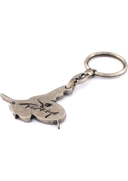 Eskitme Türkiye Yazılı Çift Taraflı Anahtarlık ''newlifepromosyon'' MDL443