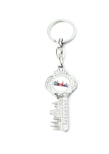 Istanbul Silüetli Istanbul Yazılı ve Anahtar Tasarımlı Anahtarlık ''newlifepromosyon'' MDL94 fiyatları