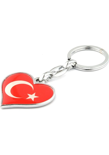 Türk Bayrağı Logolu Anahtarlık ''newlifepromosyon'' MDL222