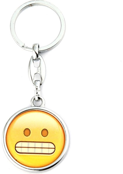 Korkak Figürlü Emoji Anahtarlık ''newlifepromosyon'' MDL284