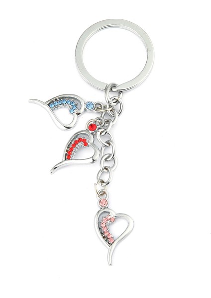 Taşlı Kalp Tasarımlı Anahtarlık ''newlifepromosyon'' MDL314 fiyatları