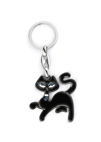 Kedi Tasarımlı Anahtarlık-Siyah ''newlifepromosyon'' MDL279 fiyatları