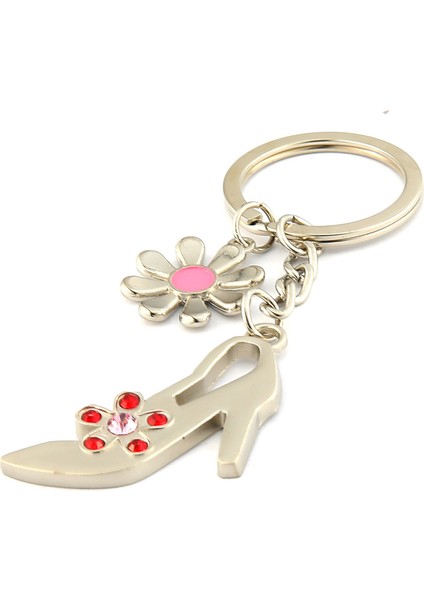 3D Taşlı Çiçekli Stiletto Ayakkabı Tasarımlı Anahtarlık ''newlifepromosyon'' MDL388 fiyatları