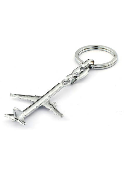 Yolcu Uçağı Figürlü Çelik Anahtarlık ''newlifepromosyon'' MDL54