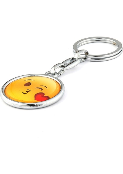 Göz Kırpan Figürlü Emoji Anahtarlık ''newlifepromosyon'' MDL187
