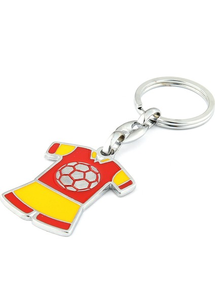 Sarı Kırmızı Forma Tasarımlı Anahtarlık ''newlifepromosyon'' MDL380