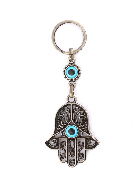 Eskitme Fatma Ana Eli Nazar Boncuklu Metal Anahtarlık ''newlifepromosyon'' MDL481 fiyatları