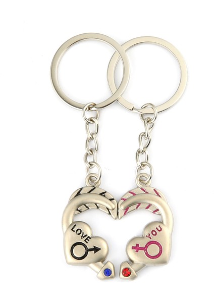 Taşlı Sevgili Çift Tasarımlı Anahtarlık ''newlifepromosyon'' MDL349 modelleri