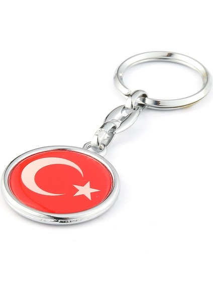 Türk Bayrağı Temalı Anahtarlık ''newlifepromosyon'' MDL194