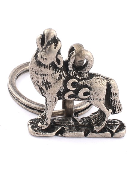 Eskitme 3D Bozkurt Temalı Anahtarlık ''newlifepromosyon'' MDL450