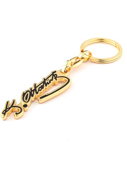 Mustafa Kemal Atatürk Imza Anahtarlık ''newlifepromosyon'' MDL37