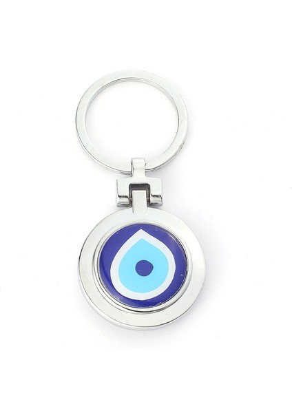 Nazar Temalı Çelik Anahtarlık ''newlifepromosyon'' MDL39