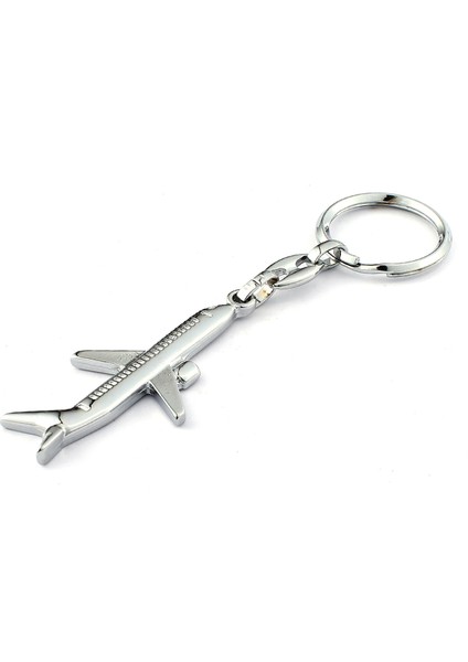 Yolcu Uçağı Figürlü Çelik Anahtarlık ''newlifepromosyon'' MDL53