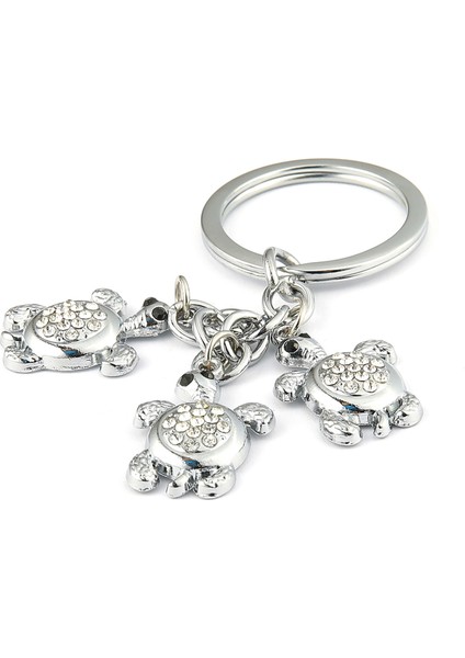 Taşlı Kaplumbağ Tasarımlı Anahtarlık ''newlifepromosyon'' MDL309