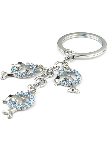 Taşlı Yunus Figürlü Anahtarlık ''newlifepromosyon'' MDL319