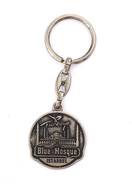 Çift Taraflı Eskitme Masque Camii Temalı Anahtarlık ''newlifepromosyon'' MDL447 fiyatları