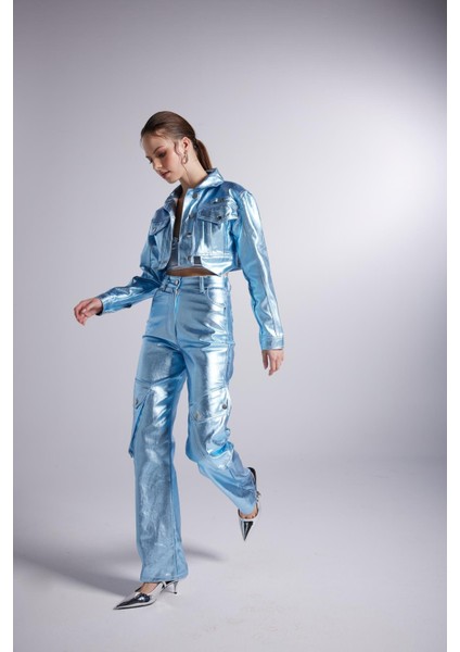 Varak Kaplama Kargo Cepli Millen Pantolon Mavi fırsatları