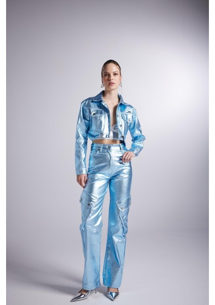 Varak Kaplama Kargo Cepli Millen Pantolon Mavi indirimleri