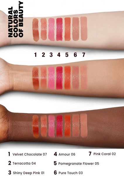Nemlendirici Ruj Pink Coral 02 %100 Doğal